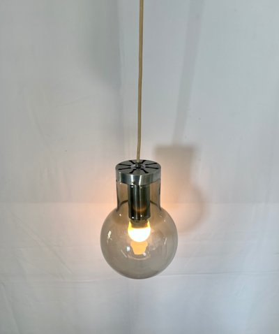 Maxi Bulb small suspension lamp by Frank Ligtelijn for RAAK Amsterdam, Netherlands 60s.