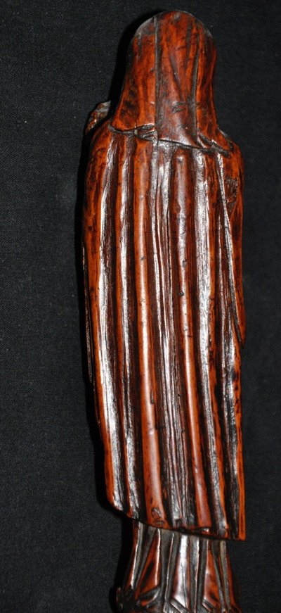 Scultura religiosa Vergine col Bambino Legno XVII secolo