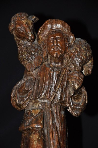 Scultura lignea di San Giovanni Battista, XVII secolo