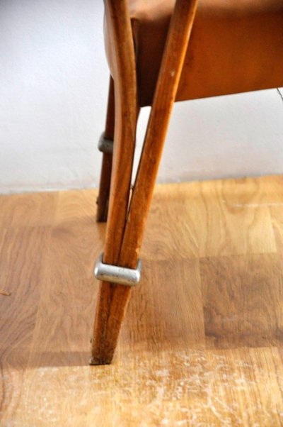 Paire de fauteuil Bow-Wood édition Steiner circa 1950