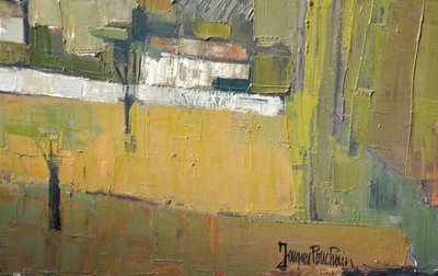 Huile sur toile signée Jacques Pouchain 1970