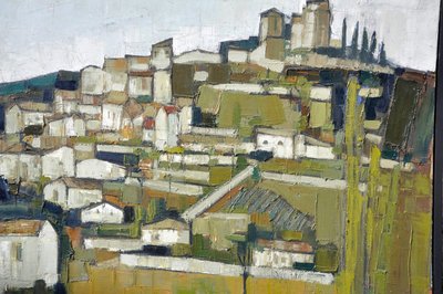 Huile sur toile signée Jacques Pouchain 1970