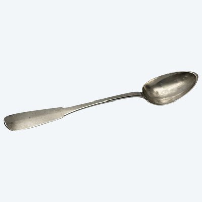 Stew spoon 19th century Vieillard hallmark