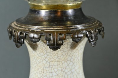 Lampes à Pétrole en Céramique, Maison Numberger-Lemonon – Milieu XIXe