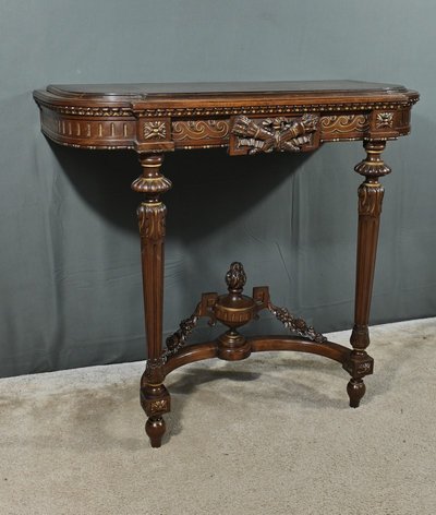 Walnut Console Planter, Louis XVI style - Mid-19th century
