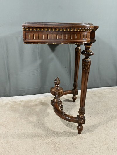 Walnut Console Planter, Louis XVI style - Mid-19th century