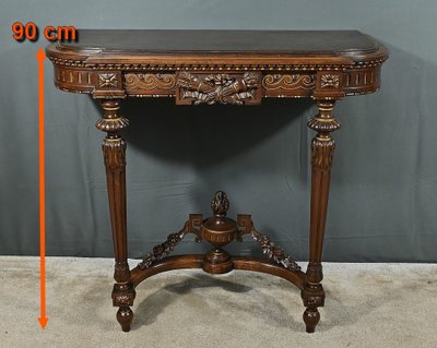 Walnut Console Planter, Louis XVI style - Mid-19th century