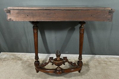 Walnut Console Planter, Louis XVI style - Mid-19th century