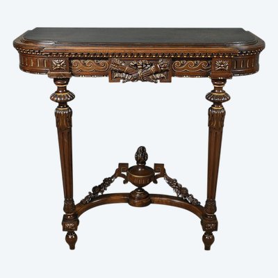 Walnut Console Planter, Louis XVI style - Mid-19th century
