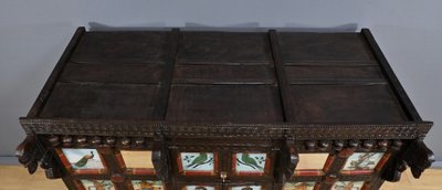 Meuble de Commerce Manjoosh en Bois Exotique, Inde – Début XXe