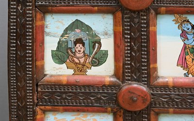 Meuble de Commerce Manjoosh en Bois Exotique, Inde – Début XXe