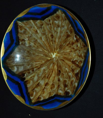 Assiette céramique signée Tharaud Limoges XXe siècle