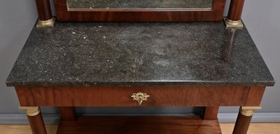 Coiffeuse en Acajou, époque Empire – Début XIXe