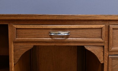 Kleiner Schreibtisch mit Korpus aus Eiche, Art Deco - 1940