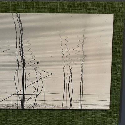 Modernist photo 1960 mounted on wood panel