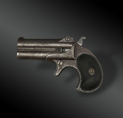 PISTOLET Remington Deringer Over Under modèle N°3 - Etats-Unis - Vers 1888