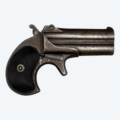 PISTOLET Remington Deringer Over Under modèle N°3 - Etats-Unis - Vers 1888