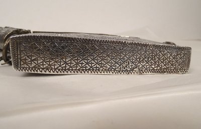 Moroccan silver Quran box Hegira 1333 Star flowers Morocco 370gr XXth century