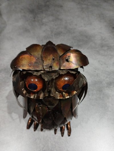 Brutalistische zoomorphe Vintage-Skulptur aus 1960/1970 dlg von Curtis Jere