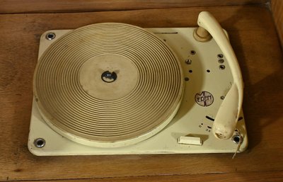 Mobile musicale per radio con lettore di dischi, Art Déco - 1950