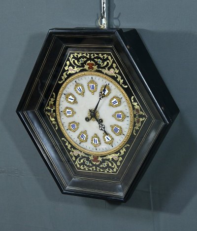 Œil de Bœuf" wall clock, Napoleon III period - mid-19th century