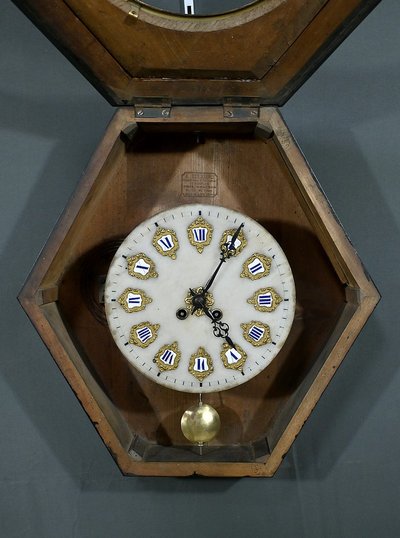 Œil de Bœuf" wall clock, Napoleon III period - mid-19th century