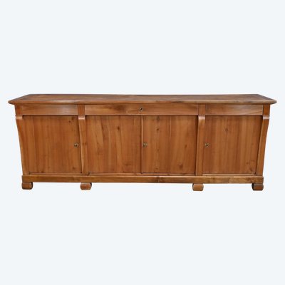 Grande credenza in ciliegio, stile Restaurazione - Metà del XIX secolo