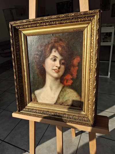 Wunderschönes Porträt einer eleganten Frau