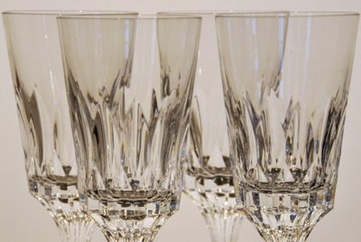 Baccarat , Service "assas" , vier Wassergläser
