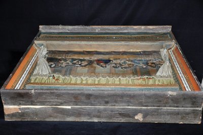 Diorama The Last Supper with sand mechanism circa 1880