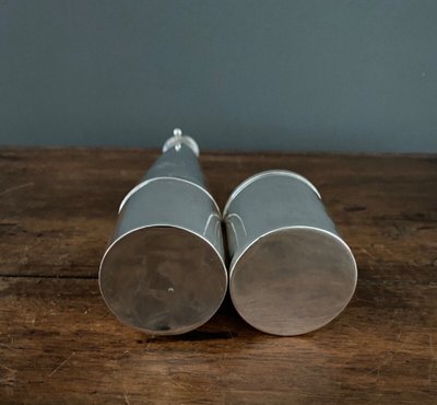 Silver hunting flask Asprey William Thomas Wright and Frederick Davies