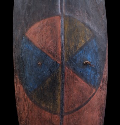 Shield, oceanic art, sculpture, tribal art, primitive art, Oceania, Papua New Guinea