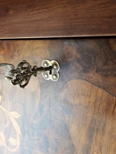 Prie Dieu Art Nouveau "Fleurs Stylisées"
