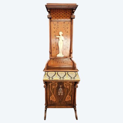 Prie Dieu Art Nouveau "Fleurs Stylisées"