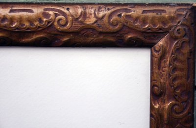 Drawing Leda and the Swan signed André Lothe Art Deco frame