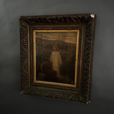 Scuola francese Jésus-Christ et saint Pierre au Jourdain Ollivier