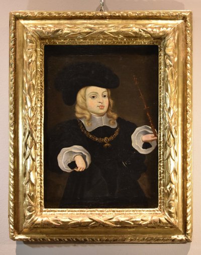 Porträt Von Karl II, König von Spanien - Juan Bautista Martínez Del Mazo (1611-1667)