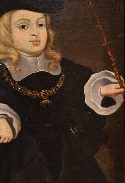 Porträt Von Karl II, König von Spanien - Juan Bautista Martínez Del Mazo (1611-1667)