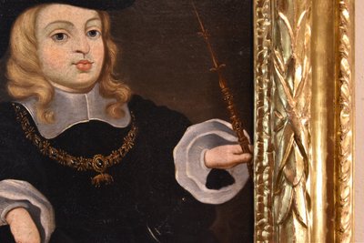 Porträt Von Karl II, König von Spanien - Juan Bautista Martínez Del Mazo (1611-1667)