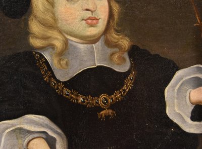 Porträt Von Karl II, König von Spanien - Juan Bautista Martínez Del Mazo (1611-1667)