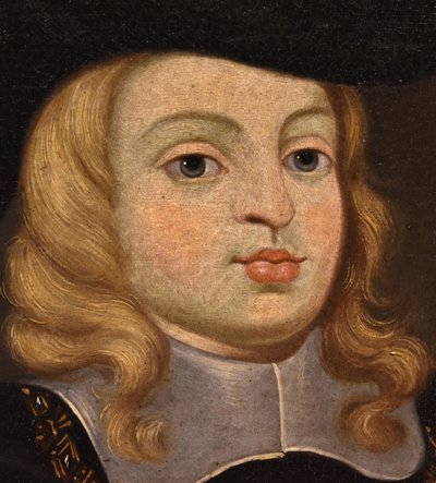 Porträt Von Karl II, König von Spanien - Juan Bautista Martínez Del Mazo (1611-1667)