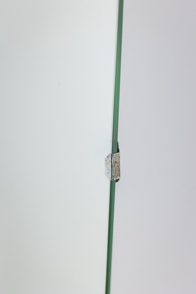 Standing mirror with black lacquered metal base. Circa 1960. LS6160506T