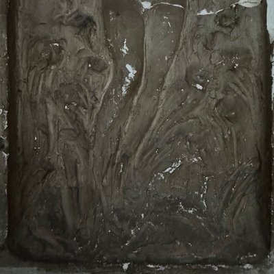 Bassorilievo di ninfa del laboratorio di gesso Charles Filleul