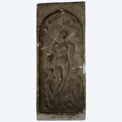 Bassorilievo di ninfa del laboratorio di gesso Charles Filleul