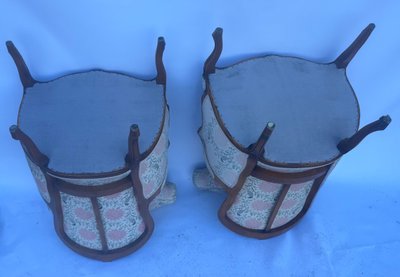 Pair of bergères