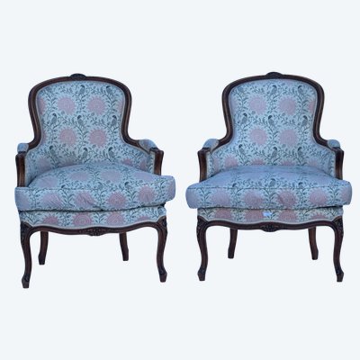 Pair of bergères