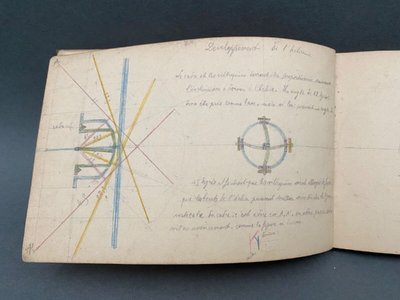 Ironwork pencil sketchbook 20th century