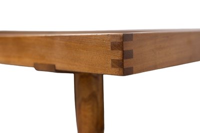 Pierre Chapo. “Godot” model blond oak bed. 1960s. LS6248611A