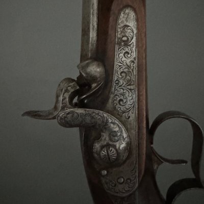 Pair of dueling pistols first part of the 19th century