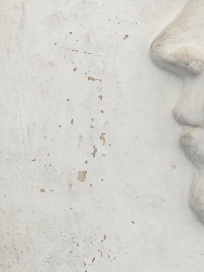 Médaillon bas-relief XIXe représentant un jeune homme en costume